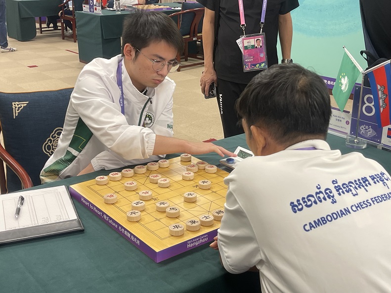 圖一 象棋續進行男、女子個人賽